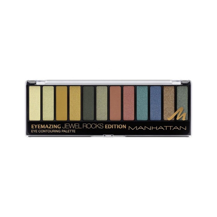 Палитра сенки за очи, Manhattan, Eyemazing Palette, 007 Jewel Rocks Edition