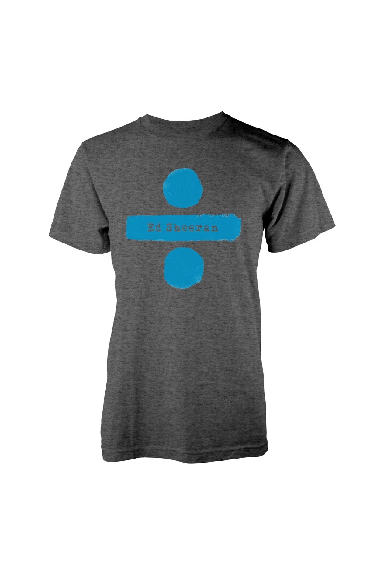 Tricou pentru barbati, Ed Sheeran, Divide Logo, Gri inchis