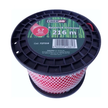 Rezerva fir motocoasa 2.7 MM x 216 M ENERGO Rezerva fir motocoasa 2.7 MM x 216 M ENERGO