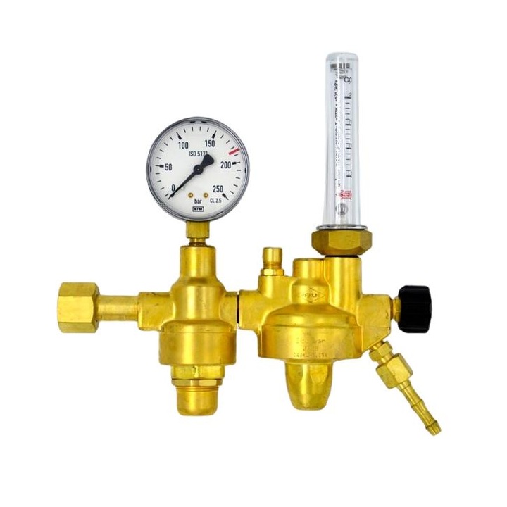 Reductor in doua trepte cu rotametru pentru CO2, Perun