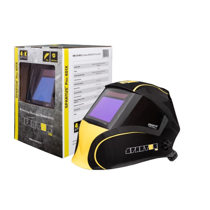 Masca de sudura, Spartus, 100 x 73 mm, 500 g, Multicolor