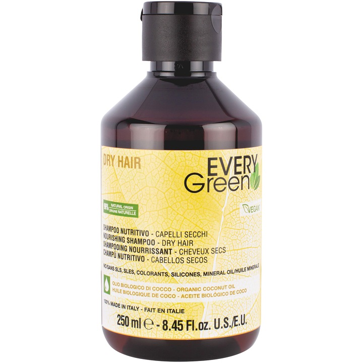 Шампоан Every Green Nourishing, За суха коса, 250 мл