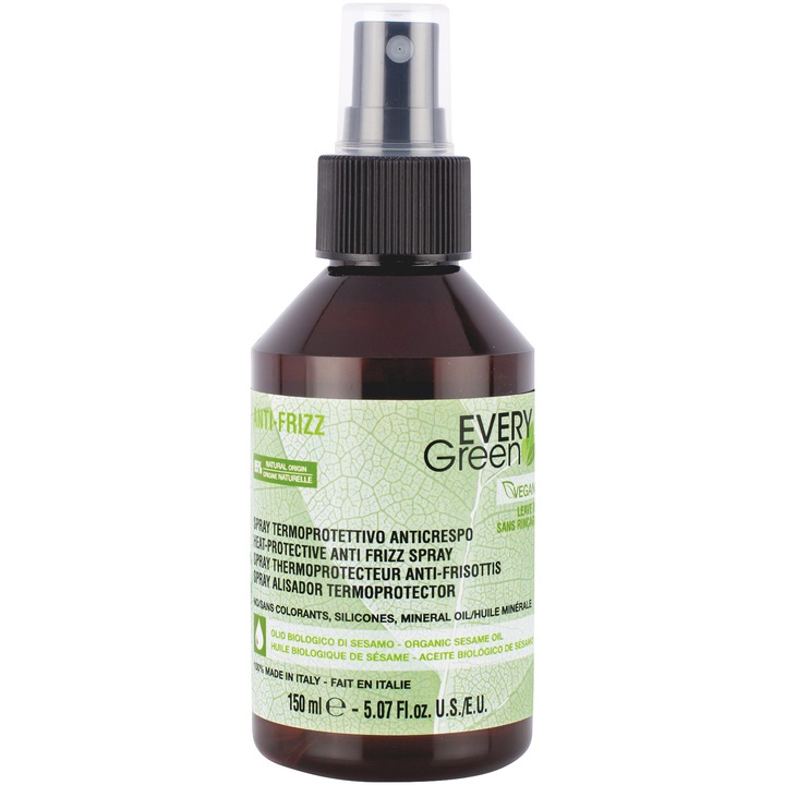 Spray pentru par anti-frizz Every Green Softening, 150 ml