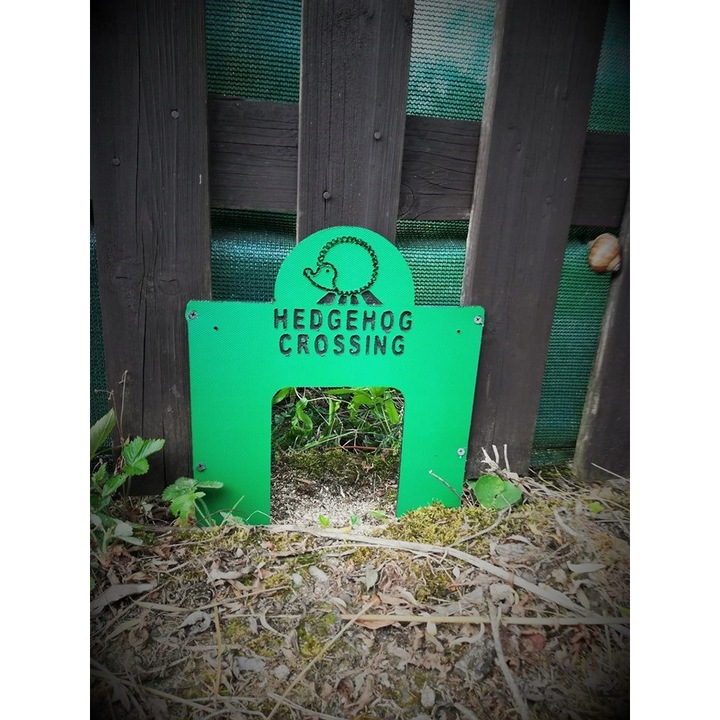 Pasaj din plastic pentru arici, 31,5x28,5x0,6 cm, Verde
