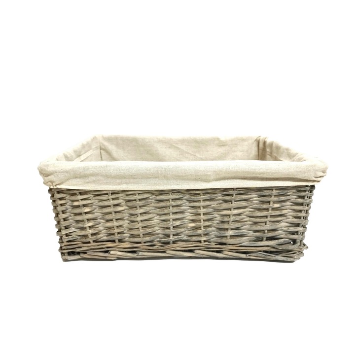 Cos decorativ, Rachita, 59 cm, Bej