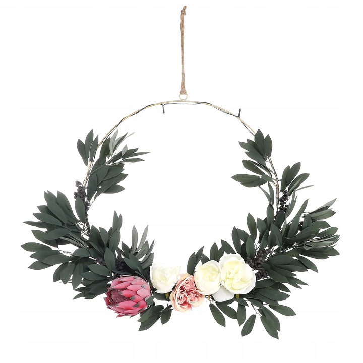 Coronita decorativa, auriu, 60CM