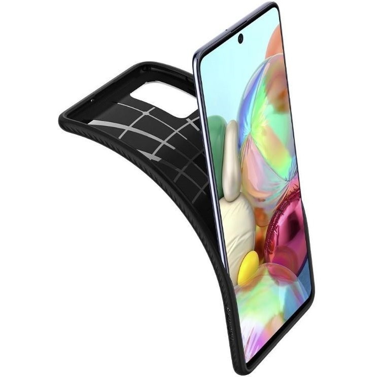 Carcasa Spigen Liquid Air compatibila cu Samsung Galaxy A54 5G Matte Black