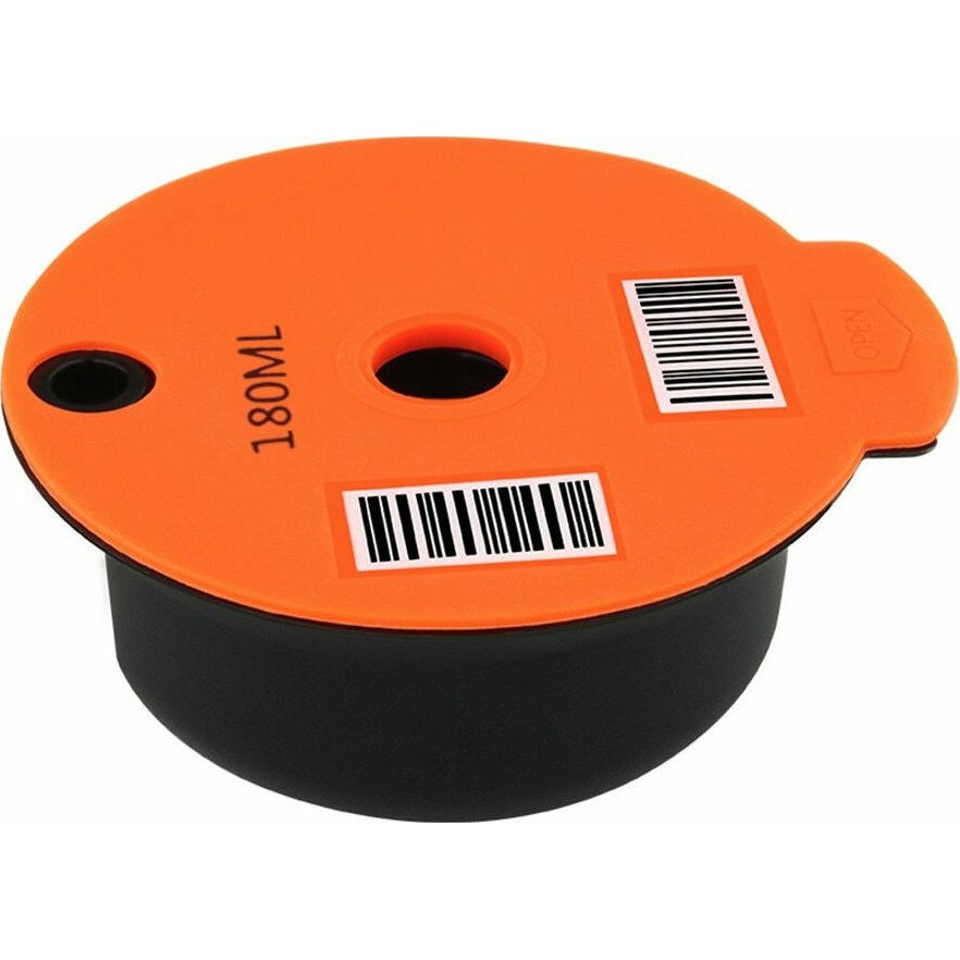 2 Tazze Riutilizzabili In Plastica Per Caffè Bosch Tassimo - 180 Ml Con Coperchio, Spazzola E Paletta - Senza BPA