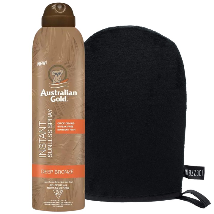 Bronzos spray, kesztyű, Australian Gold, 177 ml