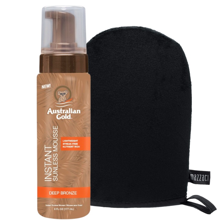 Önbarnító, Australian Gold Instant Mousse + kesztyű