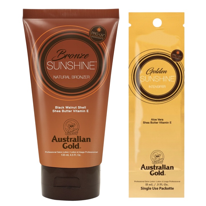 Комплект за солариум, Australian Gold, 133 ml/15 ml