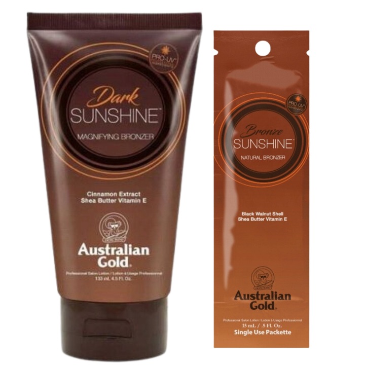 Barnító készlet, Australian Gold, Dark Sunshine + Bronze Punch, 133/15 ml