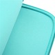 OEM neoprén laptop/tablet védő és szállító tok, 14-15,6 hüvelyk, cipzár, fröccsenésálló/puha szivacs ütések ellen, türkiz
