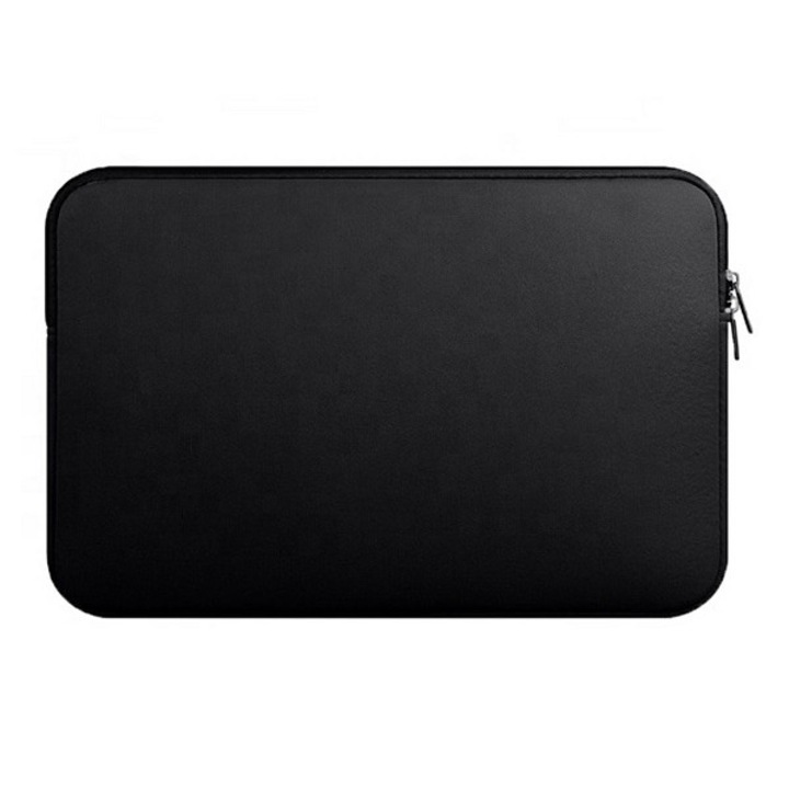 Неопренов калъф за лаптоп/таблет, 14-15,6", цип, удароустойчив, черен