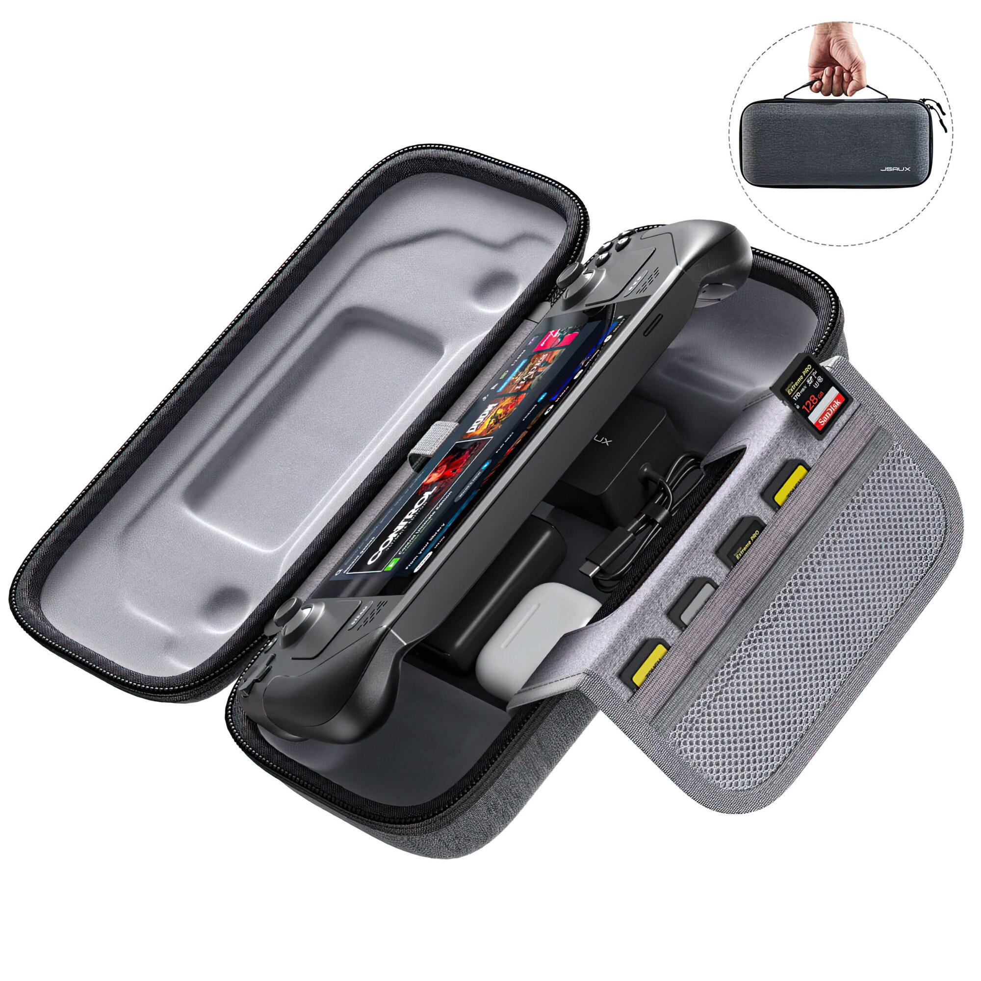 Carcasa rigida pentru Steam Deck JSAUX BG0102 eMAG.ro