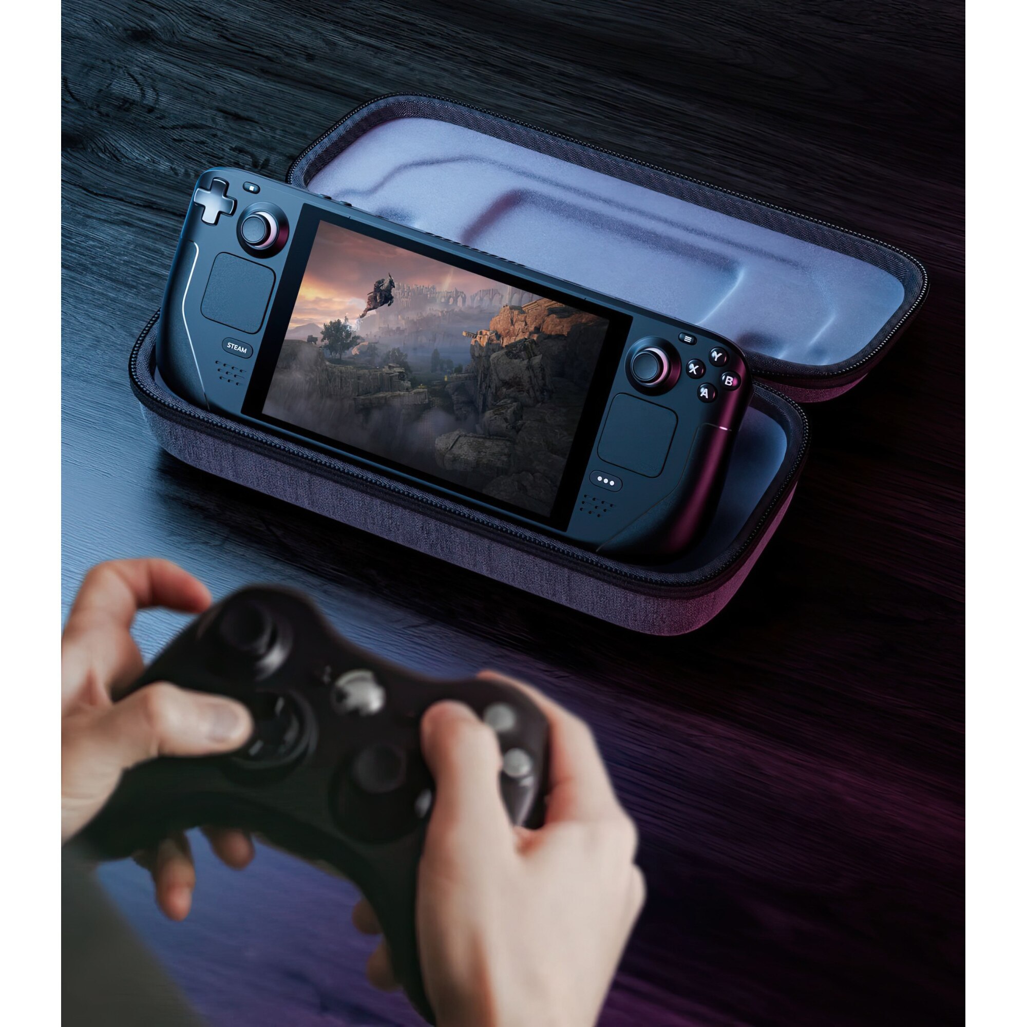 Carcasa rigida pentru Steam Deck JSAUX BG0102 eMAG.ro