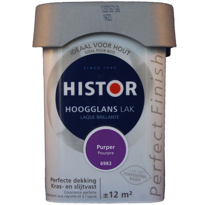 Lac colorat, Histor, pe baza de terebentina, violet-6983, 750 ml