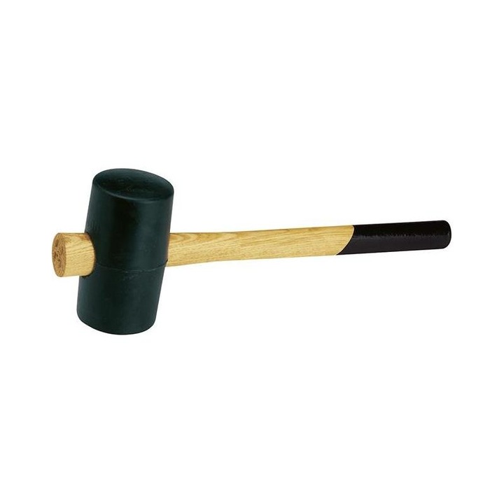 Ciocan din cauciuc Fortis 64mm negru