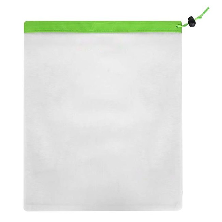 Saculet Depozitare Fructe si Legume eBA®, Reutilizabil Cu Snur 43x30cm