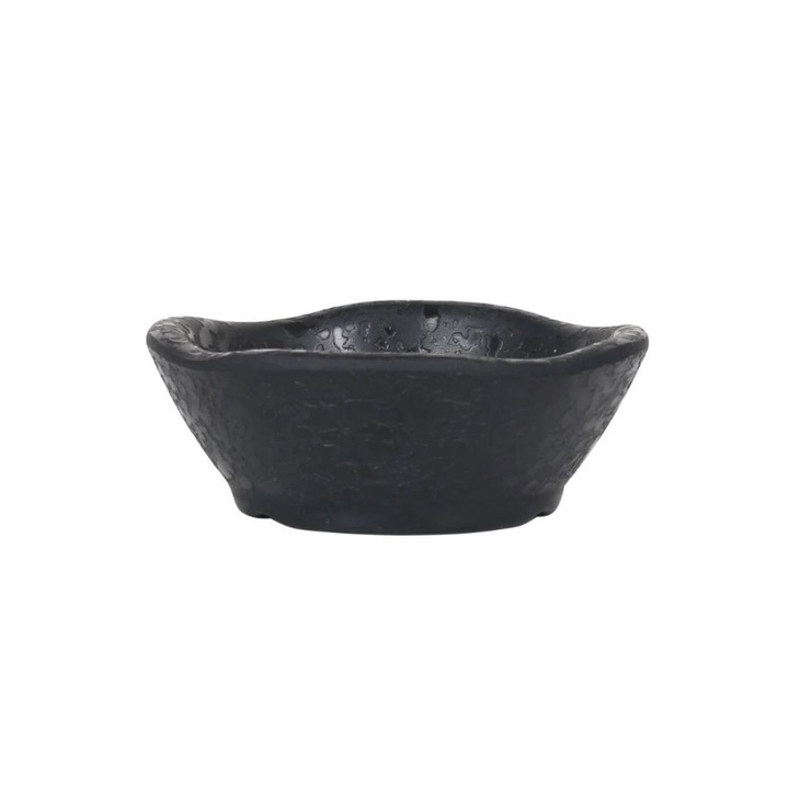 Set 6x Bol din melamina neagra, cca 60 ml