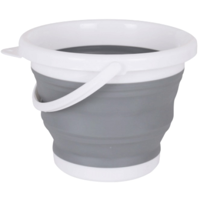 Galeata pliabila din cauciuc cu marginile din plastic capacitate 5 litri