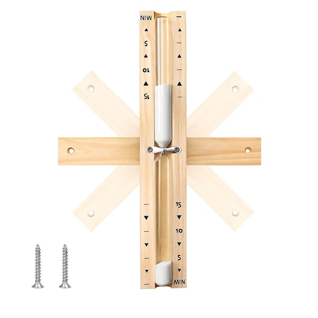 Clepsidra sauna, GOGOU®, cu nisip Alb, Lemn