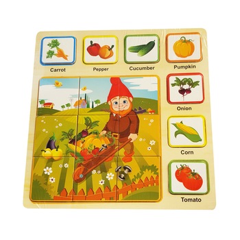 Puzzle lemn 3D Legume Puzzle lemn 3D Legume