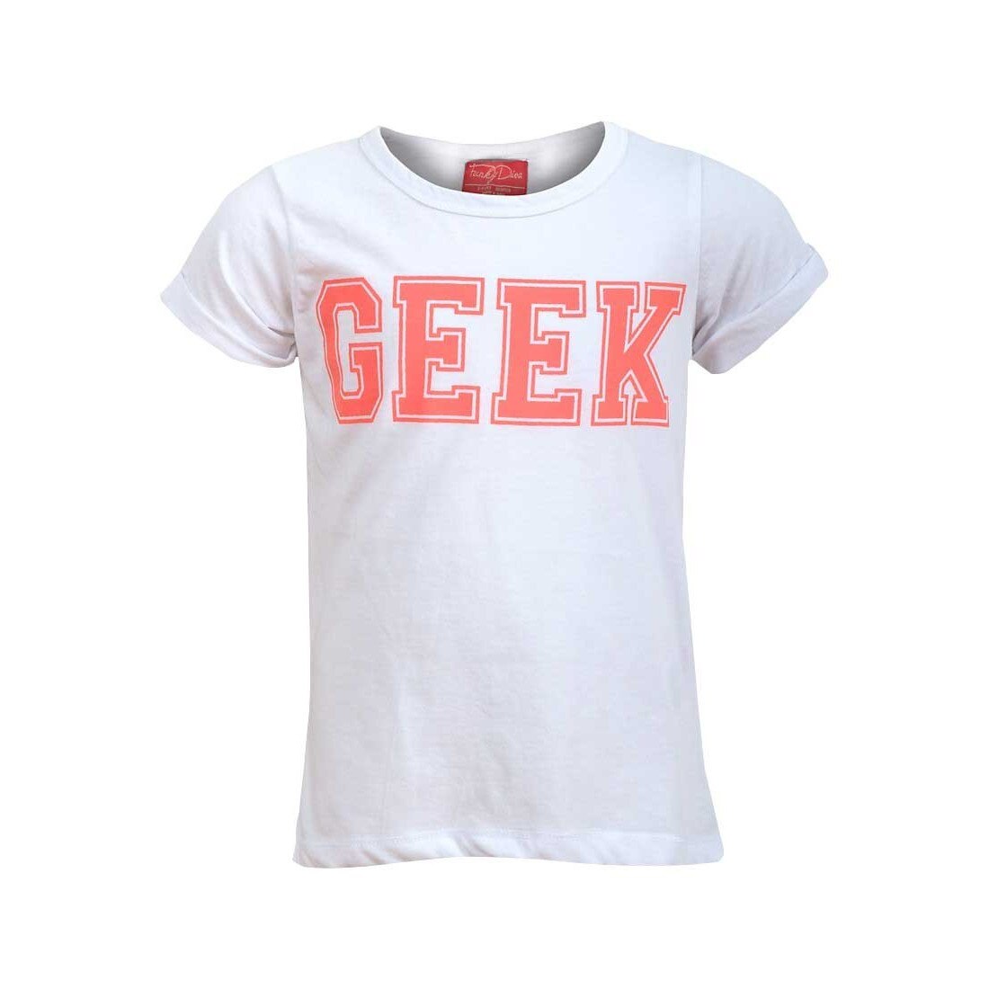 Tricou Funky Diva alb pentru fete