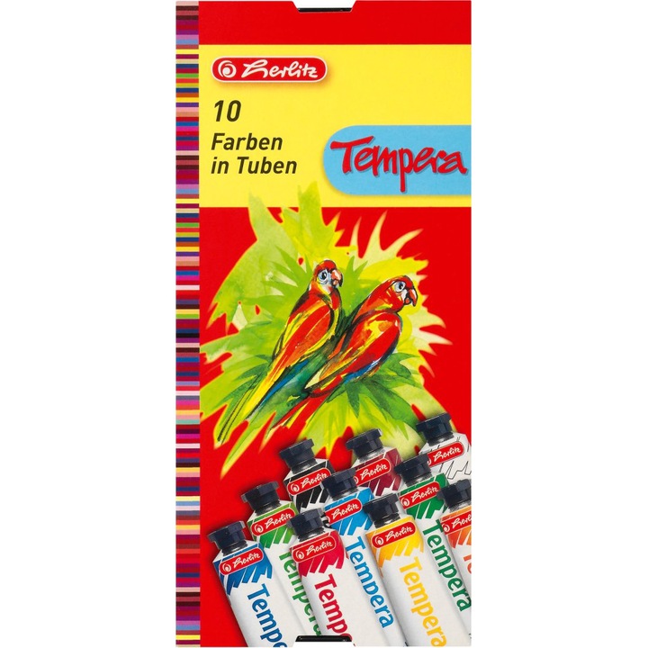Herlitz Tempera/10 szín (10x16ml)
