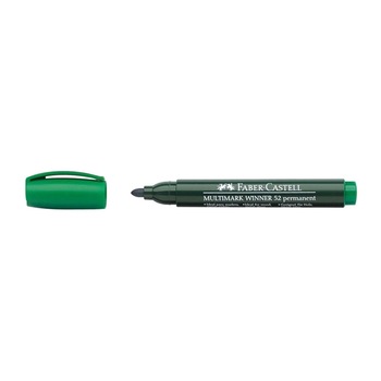 Marker permanent Faber Castell 157863 verde Marker permanent Faber Castell 157863 verde