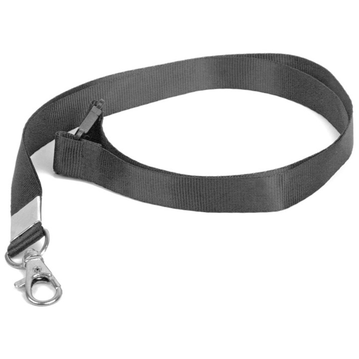 Snur textil negru pentru ecuson Forpus 70711