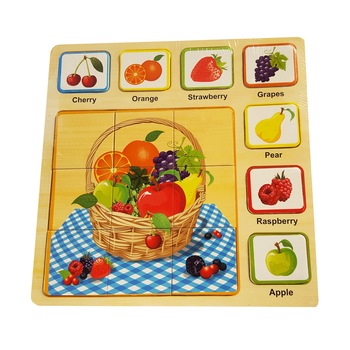 Puzzle lemn 3D Fructe Puzzle lemn 3D Fructe