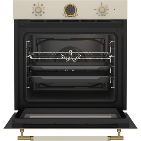 Cuptor incorporabil Beko RBIM19200CD, Electric, 72 l, 3D Cooking, AeroPerfect, Grill,Defrost, Timer, Fan Assisted cooking, Clasa A, Crem