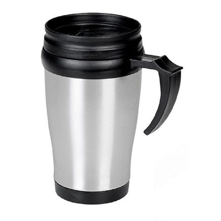 Cana termos 400 ml, Eba®, inox, capac si maner din plastic