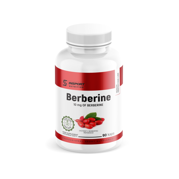 Supliment alimentar, Insport Nutrition, Berberine 500 mg, Sprijina pierderea in greutate, Sustine concentrarea si functia creierului, 90 capsule