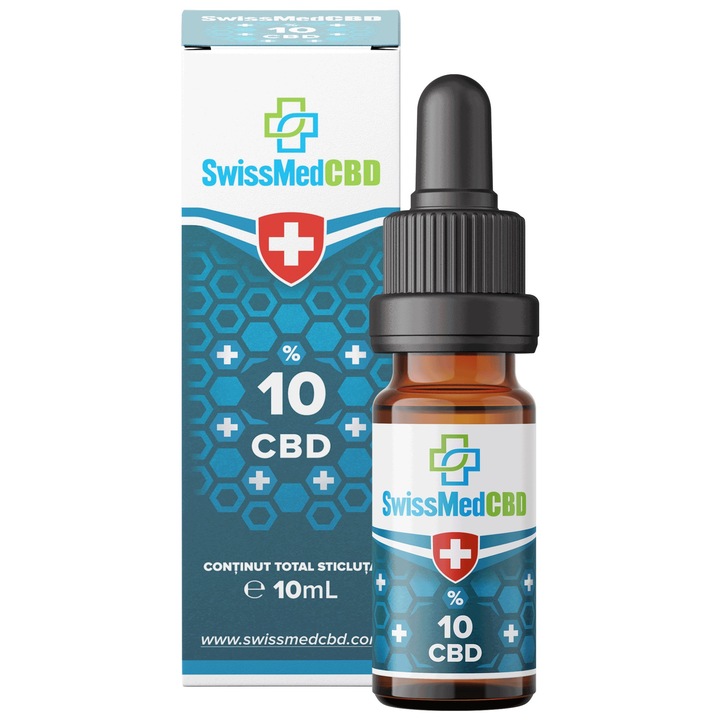 Ulei cu Extract de Canepa 10%, SwissMedCBD, 10 ml