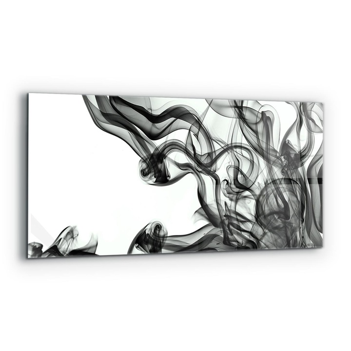 Dekoratív panel, Wallfluent, Üveg, Füstszalag Absztrakció, Többszínű, 125x50 cm, 010010510070000077345