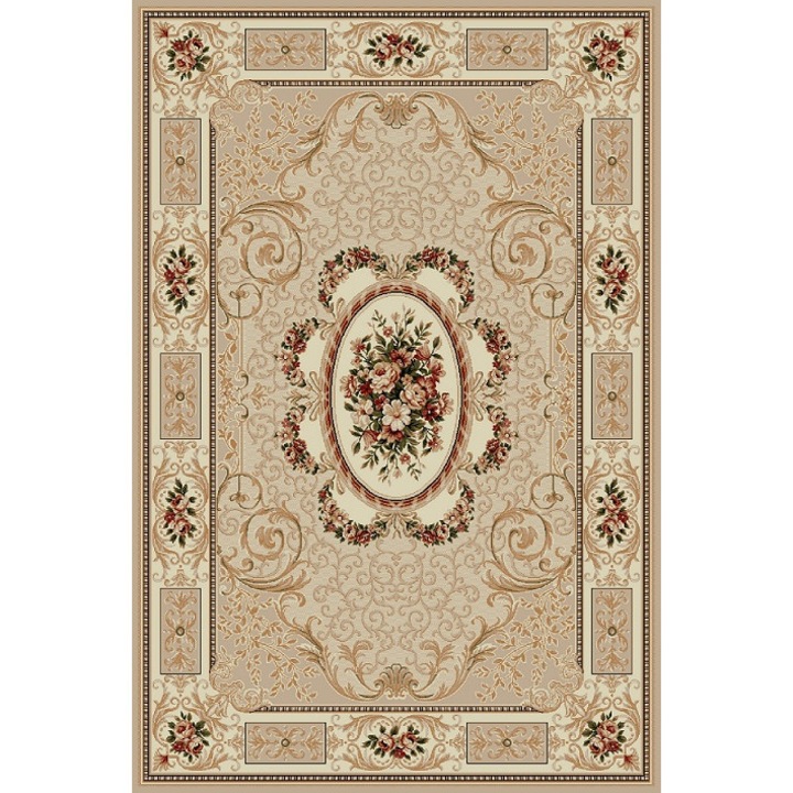 Lotos 542 szőnyeg, bézs/krém, 1800 gr/m2 krém 80 x 200