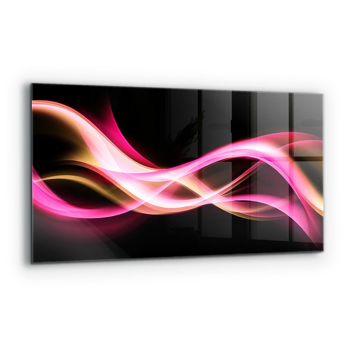 Dekoratív panel, Wallfluent, Üveg, Modern Absztrakt Vibráció, Többszínű, 100x50 cm, 010010510010000077191