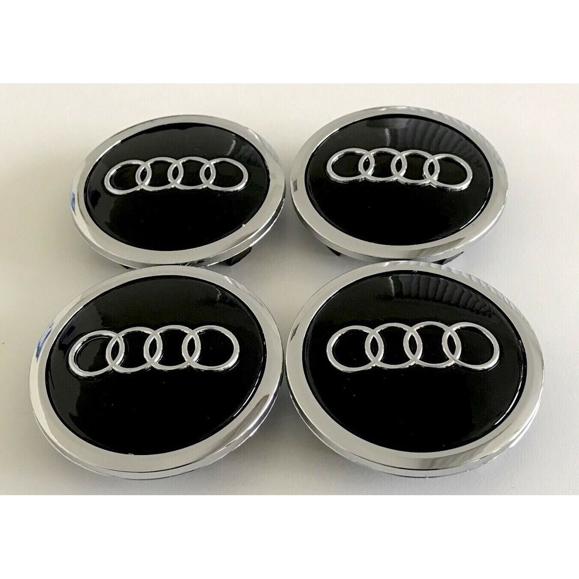 Set 4 Capace Roti pentru Jante Aliaj AUDI 69MM, Negru si Crom - eMAG.ro
