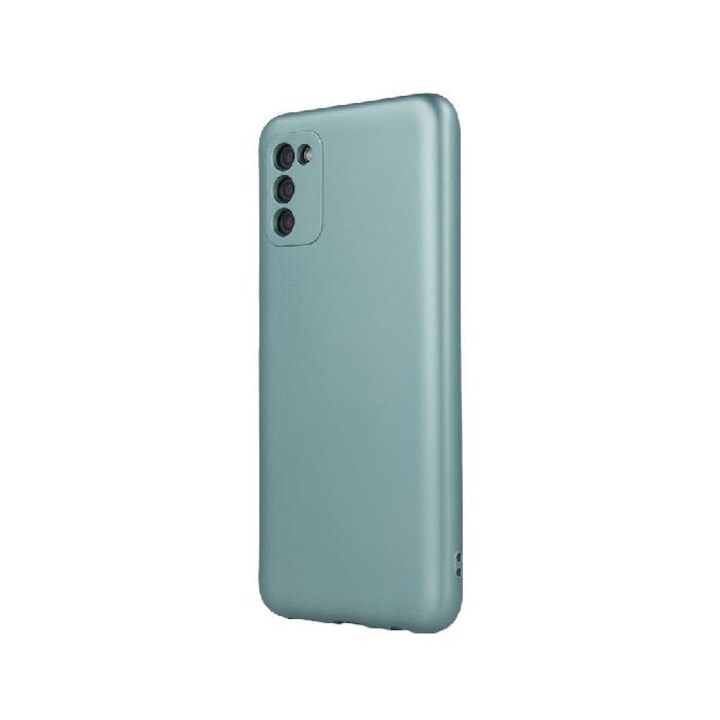 Силиконов кейс bSmart Silicone Metallic Cover, За Xiaomi Mi 11 Lite 4G/5G, Зелен