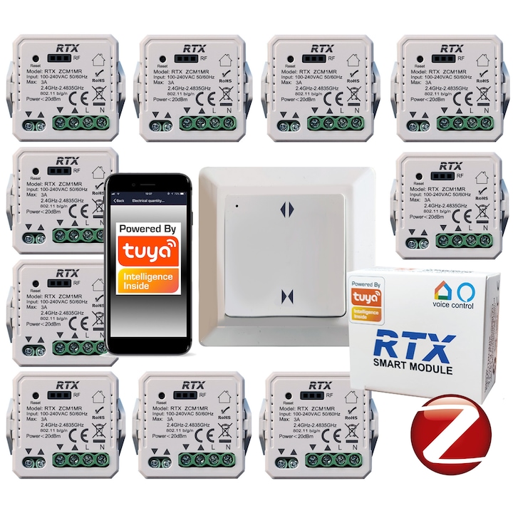 68124956 10x TUYA Zigbee Roller Shuttle контролер RFR1M дистанционно БЕЗПЛАТНО
