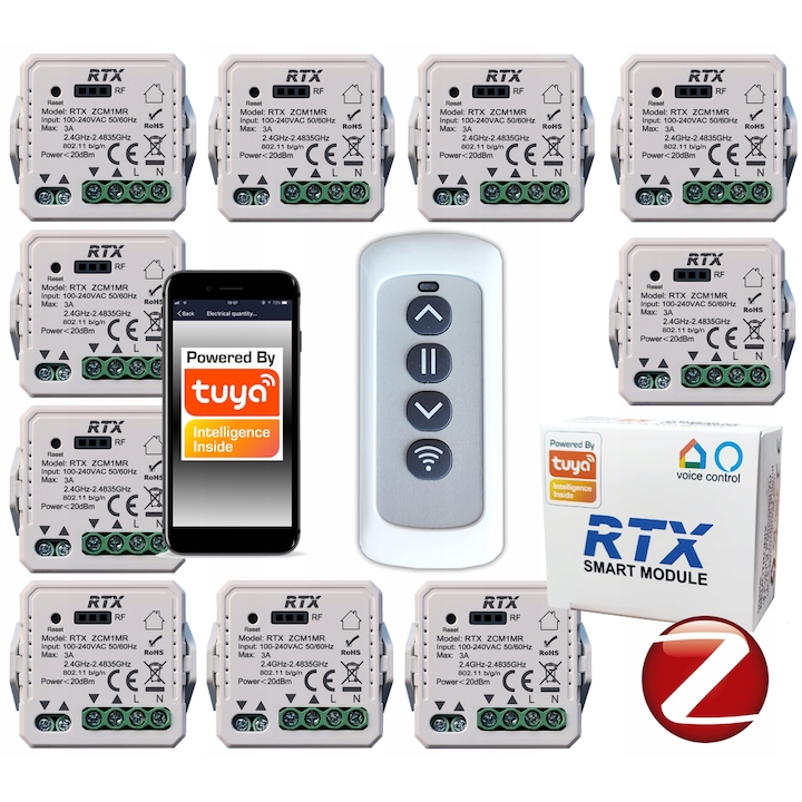 68124955 10x TUYA Zigbee Roller Shuttle контролер RFRCM дистанционно БЕЗПЛАТНО