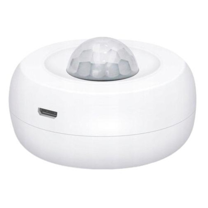 Detector de miscare si lumina, RTX, WiFi, Alb
