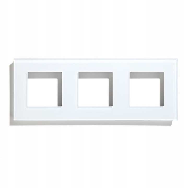 Cadru de sticla pentru 3 prize RTX SH