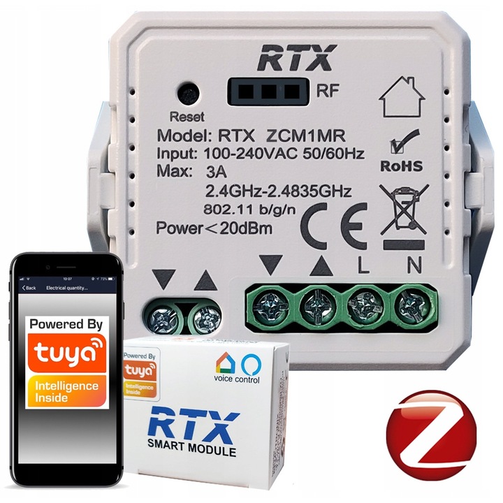 68125125 TUYA ZigBee TUYA контролер за щори ВГРАДЕН