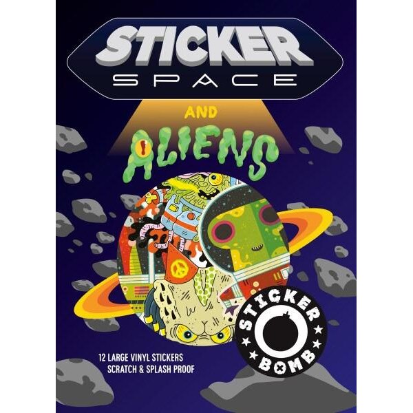 Sticker Space & Aliens