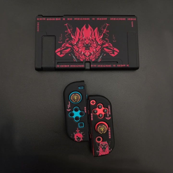 Accesorii pentru butoane Nintendo Switch/Lite/OLED, Roffie, Silicon, Multicolor