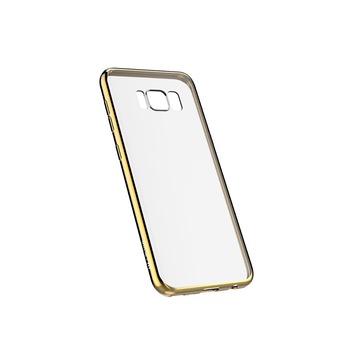 Husa Devia Silicon Glitter Soft pentru Samsung Galaxy S8 G950, Auriu Husa Devia Silicon Glitter Soft pentru Samsung Galaxy S8 G950, Auriu