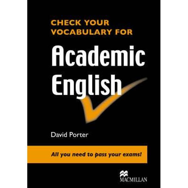 Check Your Vocabulary for Academic English